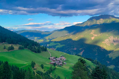 Panoramablick von der Wohnung Hochjoch